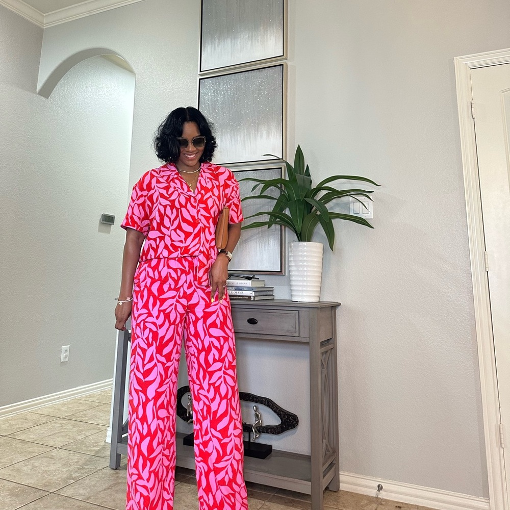 Stylish Pink Jumpsuit